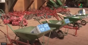 Remise d'équipements agricoles et animaux de trait aux producteurs - PIVA/BF