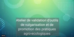 PIVA - Atelier de validation d'outils de vulgarisation et de promotion des pratiques agroécologiques